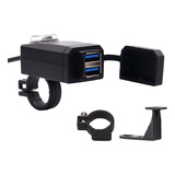 Cargador Moto Qc3.0 Cargador Rápido Dual Usb Con Interruptor