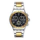 Swatch  Youth De Oro Cuarzo Acero Inoxidable Reloj Casual De