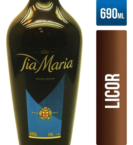 Tia Maria Cream Licor De 690 Ml Por 6 Unidades 