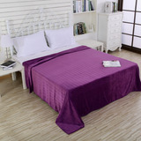 Frazada Haussman Flannel Con Diseño Tiger/violeta De 240cm X 160cm