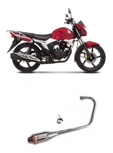 Escape Paolucci Honda Glh 150 Cromado Stg2 Ruta 3 Motos