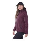 Campera Mujer Montagne Ruby Impermeable Interior Micropolar