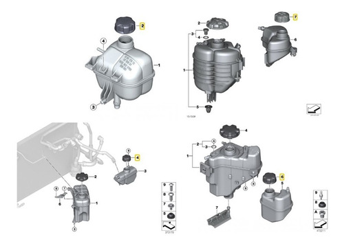 Tapa Deposito Refrigerante Bmw Z4 G29 Z4 20i B48d Foto 2