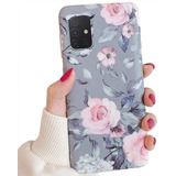 Funda De Alta Proteccion Samsung Galaxya51 Estampado Flores