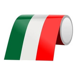 Adesivo Faixa Bandeira Italia Frontal Grade Carro