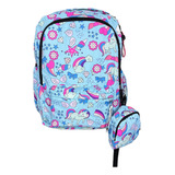 Mochila Escolar Juvenil Unicornio