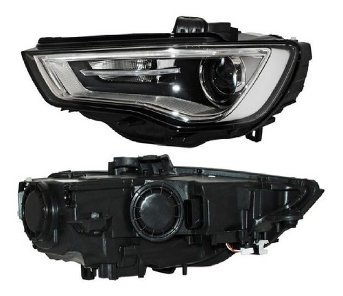 Faro Audi A3 13 14 15 16 Elect C/motor Leds Piloto