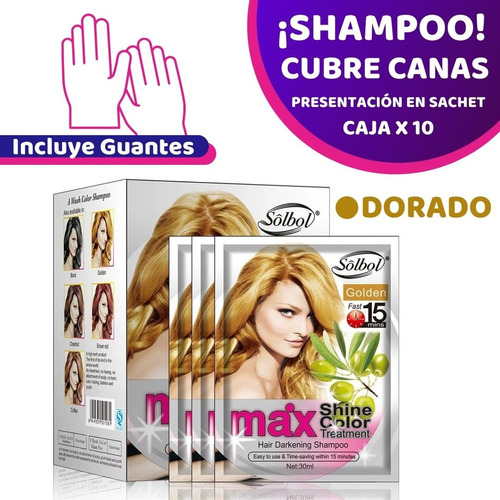 Shampoo Pinta Cana Color Dorado - mL a $167