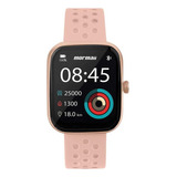 Relógio Smartwatch Mormaii Life Ultra Rosa - Molifeuaj/8t Bisel Preto Desenho Da Pulseira Liso