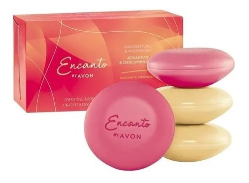 Avon Encanto Sabonete Cremoso Sortido 4x80g