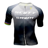 Jersey Sram Gris Ciclismo Ruta Mtb Fabricar