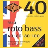 Rotosound Rb (40 Níquel (sin Seda) Cuerdas De Guitarra Bajo 