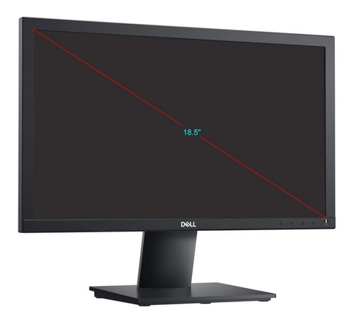 Monitor Dell E1920h Led 19 negro 127v Vga Displayport *b