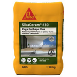 Sikaceram 130 Plus Gris Pegaenchape Pisos Exterior X 50 Kg