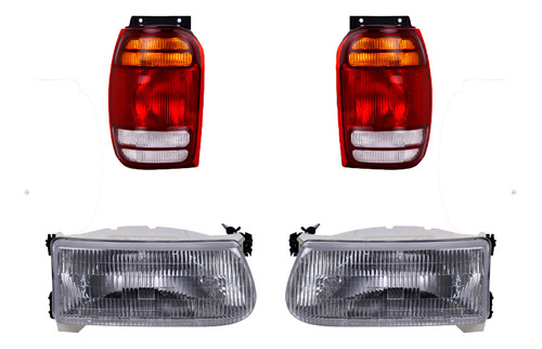 Paq Calaveras S/foco Y Faros Ford Explorer 1998/2001 Depo