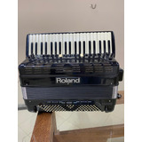 Acordeon Roland Fr-7x Com 2 Pedaleiras 