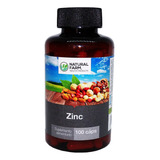 Zinc X 100 Capsulas Antioxidante, Acne, Cicatrizacion Sabor Sin Sabor