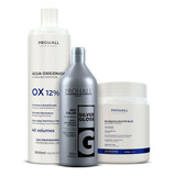 Kit Ox 40 + Pó Azul + Matizador Silver Gloss Prohall