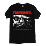 Polera Ramones Live At The Palladium Punk Abominatron