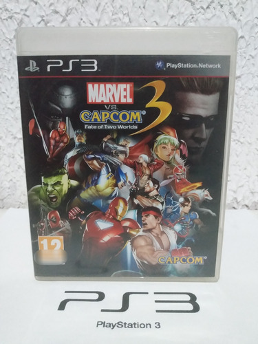 Jogo Marvel Vs Capcom 3 Fate Of Two Worlds Ps3 Fisica R$55
