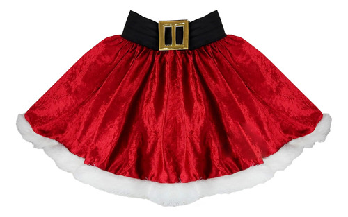 Tutu De Santa Claus Para Dama Juvenil Navideño Pastorelas 