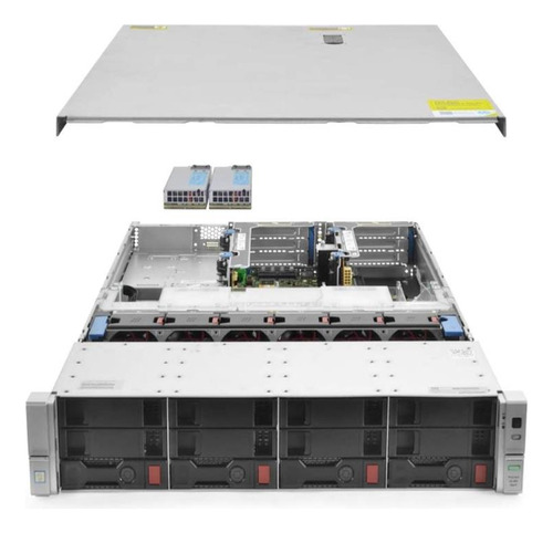 Servidor Dl380 G9: 2 Xeon E5-2680 V3 12 Core, 256gb, 2 Tera