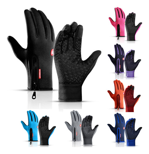 Guantes Ciclismo Táctiles Impermeables Térmicos Deportivos