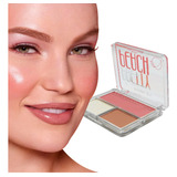 Paleta Rubor Contorno Iluminador En Polvo Maquillaje Pink 21