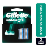 Repuestos Para Afeitar Gillette Mach3+ Extra Lubri Mach3