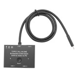 Conmutador Bidireccional Kvm Usb C 1x2/2x1 Usb 3.1 Divisor D