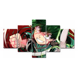 Cuadros Decorativos 5 Piezas Boku No Hero Academy