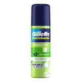 Gillette Piel Sensible Espuma De Afeitar 57 Ml