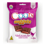 Caats Nuggets Gatos Adultos Sabor Salmão 40g