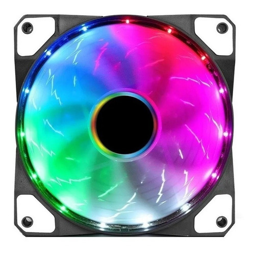 Fan Cooler 120mm Rgb Para Cpu Chasis Ventilador Pc