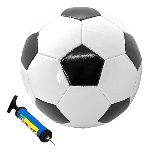 Kit Bola Campo Futebol Infantil Sítio Lançamento + Bomba Ar