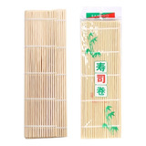 Pack 6 Esterilla Redonda Bambú Para Sushi De 24x24cm