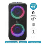 Parlante Portatil Bluetooth Fm Potente Doble Subwoofer 6 