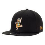 Gorra New Era Picapiedras Pedro 9fifty Plana  Negro