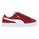 Zapatillas Puma Suede Xl Gamuza En Blanco Y Rojo | Moov