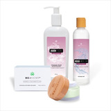 Kit Facial Crema, Exfoliante, Agua Micelar, Jabón,piel Norma