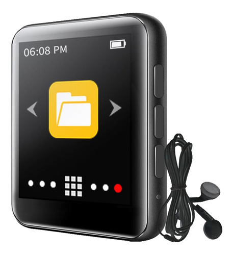 Mini Mp3 Player Bluetooth Ruizu M4 8gb Radio Academia Fone