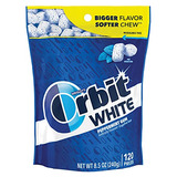 Chicle - Chicle - Orbit Gum White Peppermint Sugar Free Chew