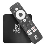 Mirati Home Tv Box Mtb001 Control Por Voz Fhd 1gb Ram 8gb Bluetooth Wifi Hdmi Negro