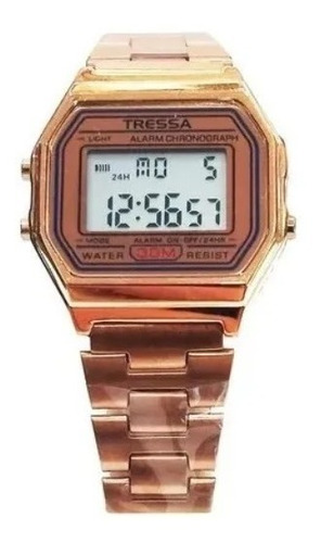 Reloj Tressa Grappa Vintage Mujer Dama Alarma Cronometro 