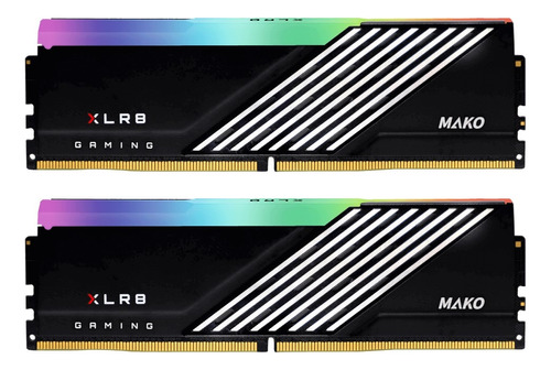 Memoria Ram Pny Ddr5 32g 6000mz Xlr8 Mako Black 2x16 Rgb Vnx