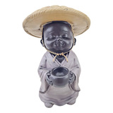 Niño Buda Bebe Budismo Zen Figura Deco Feng Shui Zn