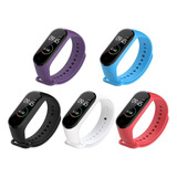 Pulseira De Silicone Para Mi Band 3 4 5 E 6 Kit Com 100 Un