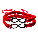 Pulsera Infinito Pareja Macramé Pareja Amigos Tejida Destino