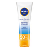 Protector Solar Facial Nivea Sun Control De Brillo Fps 50