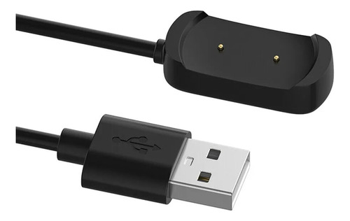 Carregador Usb Compatível Com Xiaomi Amazfit Bip 3 A2172 Cor Preto